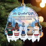 The Greatest Gift Our Parents Gave Us Was Each Other - Personalized Acrylic Ornament