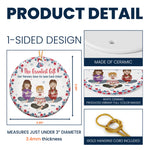 The Greatest Gift Our Parents Gave Us, Folk Art - Personalized Ceramic Ornament