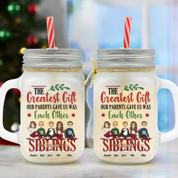 We'll Be Friends Until We're Old - Personalized Mason Jar Cup With Straw