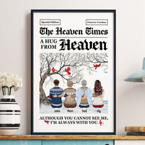The Heaven Times I'm Always With You - Personalized Poster/Canvas/Wall Art