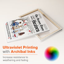 The Heaven Times I'm Always With You - Personalized Poster/Canvas/Wall Art