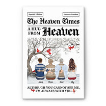 The Heaven Times I'm Always With You - Personalized Poster/Canvas/Wall Art
