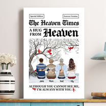 The Heaven Times I'm Always With You - Personalized Poster/Canvas/Wall Art