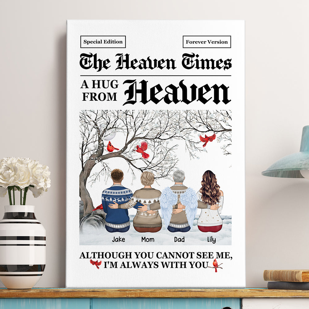 The Heaven Times I'm Always With You - Personalized Poster/Canvas/Wall Art