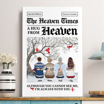 The Heaven Times I'm Always With You - Personalized Poster/Canvas/Wall Art