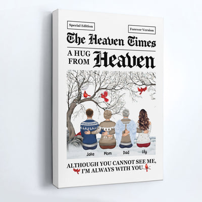 The Heaven Times I'm Always With You - Personalized Poster/Canvas/Wall Art