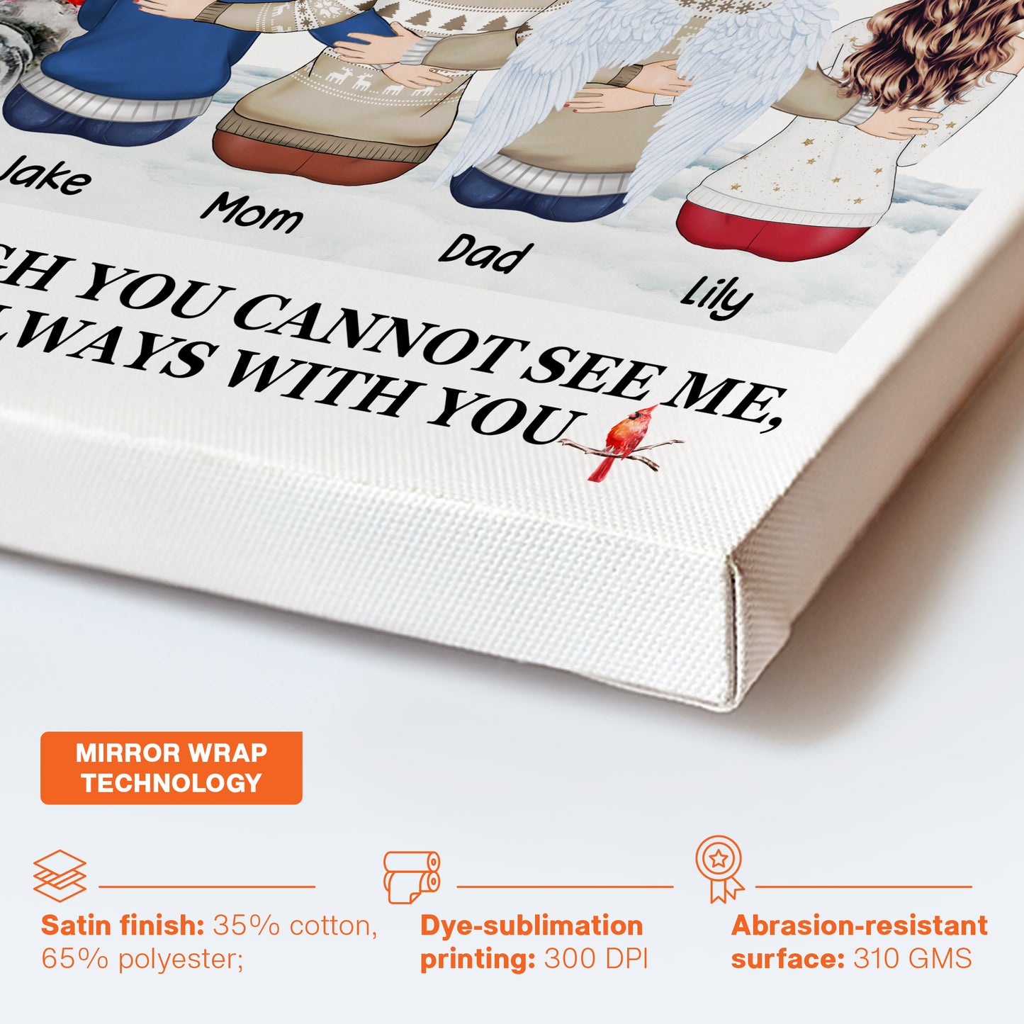 The Heaven Times I'm Always With You - Personalized Poster/Canvas/Wall Art