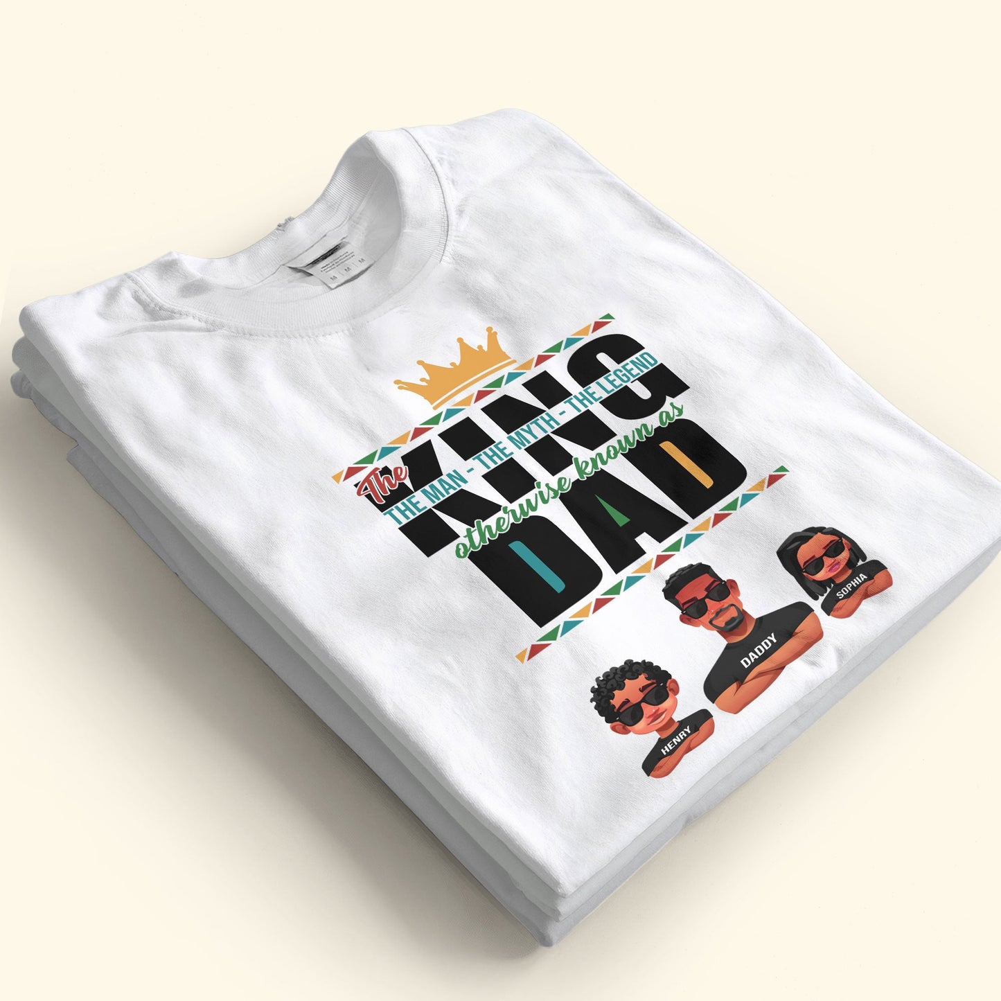 The King The Man The Myth The Legend - Personalized Shirt