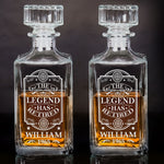 The Legend Has Retired - Custom Decanter