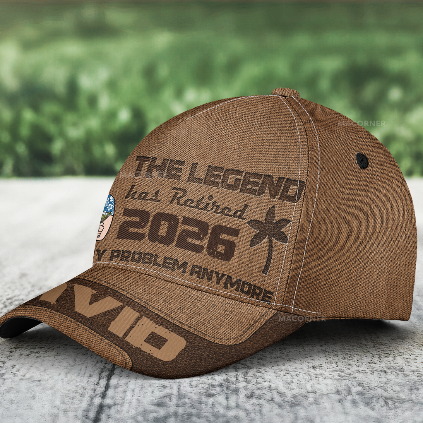 The Legend Has Retired Not My Problem Anymore - Personalized Classic Cap