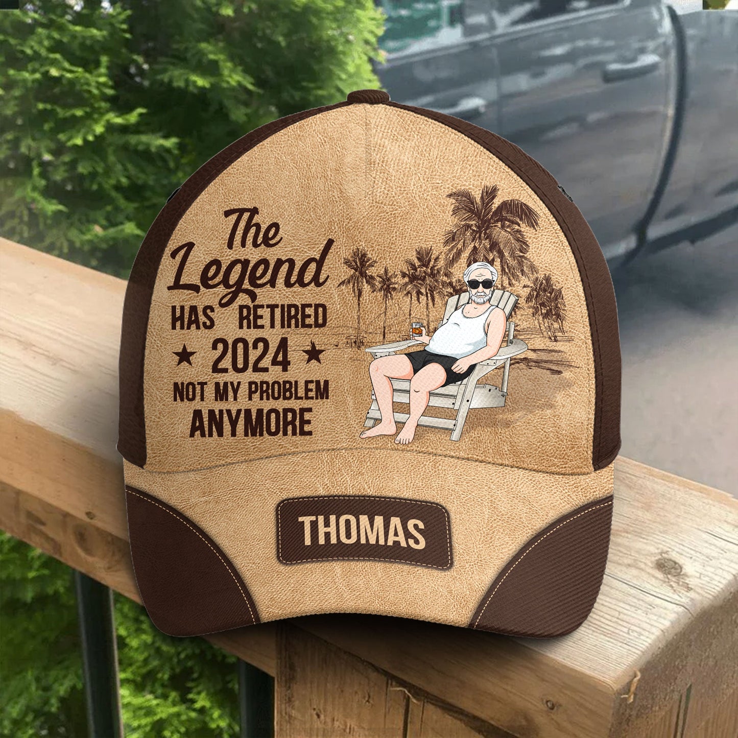 The Legend Has Retired - Personalized Classic Cap