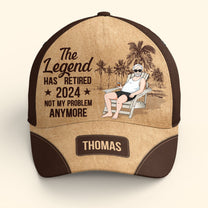 The Legend Has Retired - Personalized Classic Cap