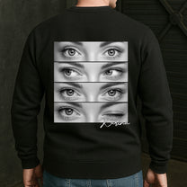 The Look Of Love Shirt Gift For Husband Boyfriend - Personalized Photo Back Printed Shirt