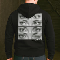 The Look Of Love Shirt Gift For Husband Boyfriend - Personalized Photo Back Printed Shirt