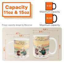 The Love Between A Mother And Daughter Is Forever Gift For Mom - Personalized Mug