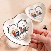 The Love Between Brothers & Sisters Is Forever Floral Style - Personalized Ring Dish