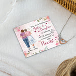 The Love Between Mother Daughter Is Infinite - Personalized Infinity Heart Necklace