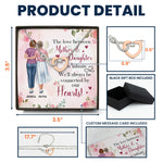 The Love Between Mother Daughter Is Infinite - Personalized Infinity Heart Necklace