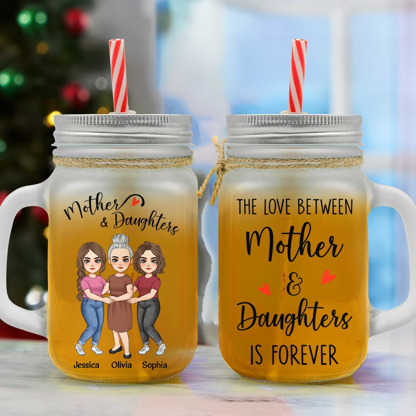 Mom Of Boys - Personalized Wine Tumbler - Mom And Kids Back – Macorner