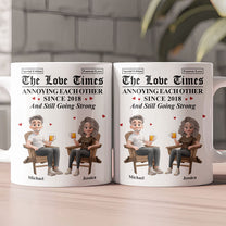 The Love Times Annoying Each Other Since - Personalized Mug