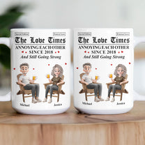 The Love Times Annoying Each Other Since - Personalized Mug