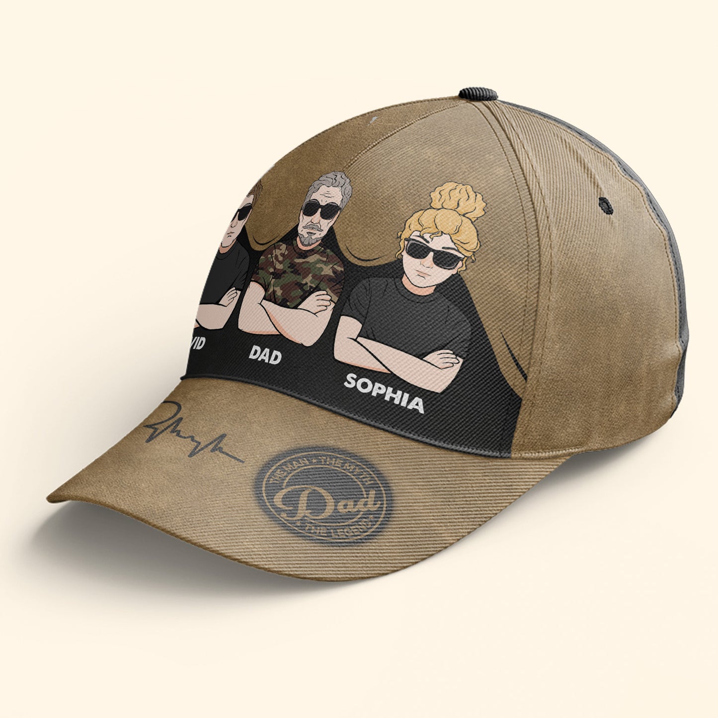 The Man The Myth The Legend Dad - Personalized Classic Cap