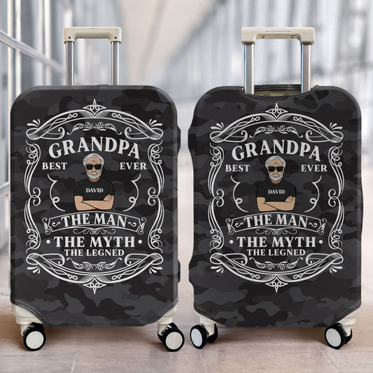 The Man The Myth The Legend - Personalized Luggage Cover