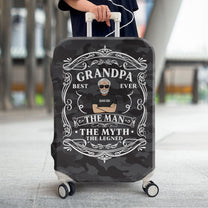 The Man The Myth The Legend - Personalized Luggage Cover