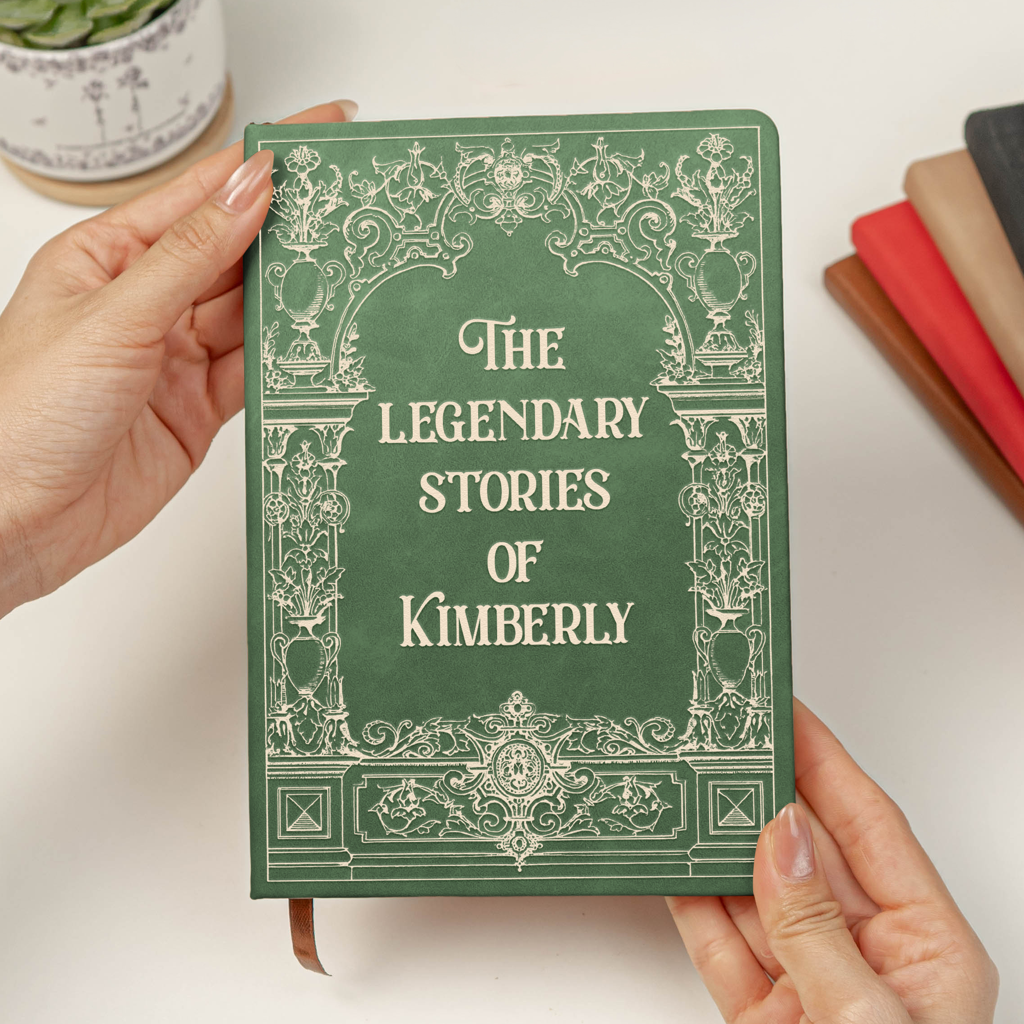 The Marvelous, Fantastical Adventures - Vintage Style Diary For Her, Daughter, Girl - Personalized Leather Journal