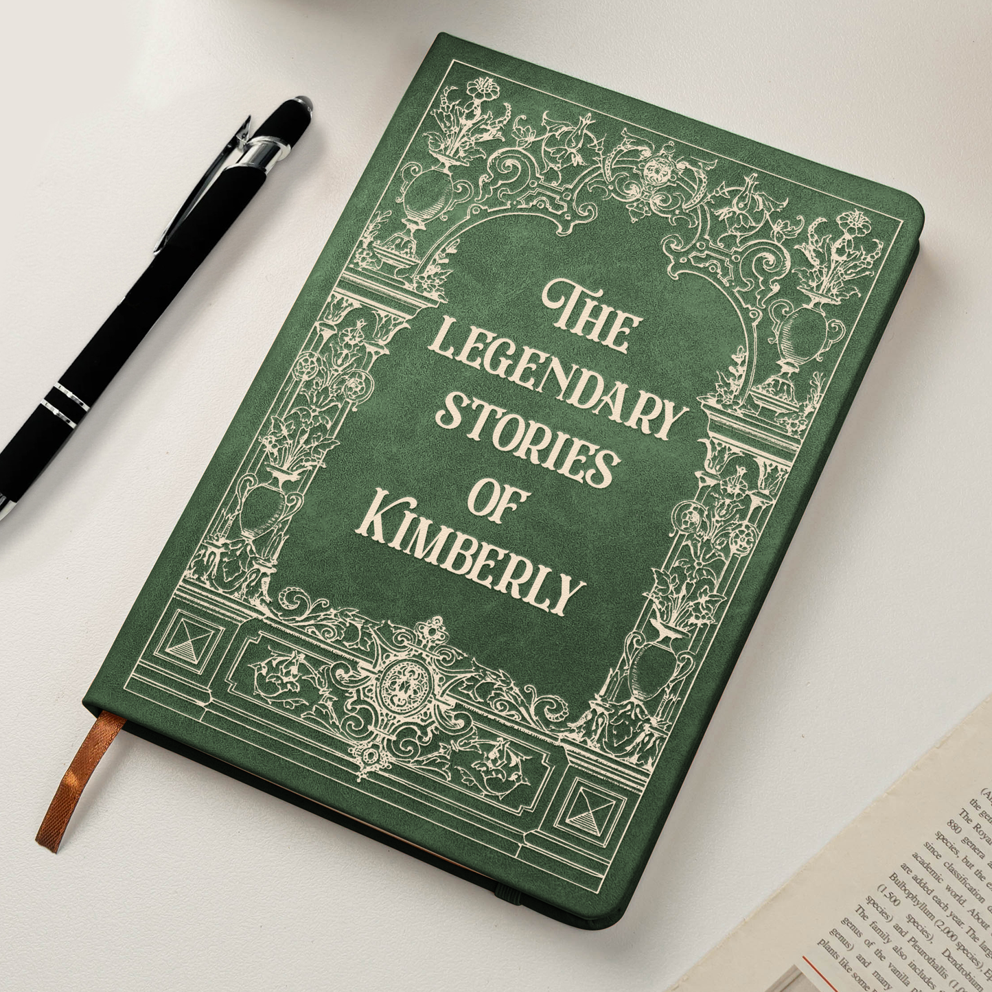 The Marvelous, Fantastical Adventures - Vintage Style Diary For Her, Daughter, Girl - Personalized Leather Journal