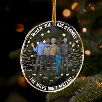 The Miles Don't Matter - Personalized Acrylic Ornament