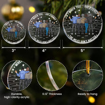 The Miles Don't Matter - Personalized Acrylic Ornament