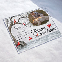 The Moment Your Heart Stopped Mine Changed Forever - Personalized Acrylic Photo Plaque