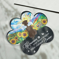 The Moment Your Heart Stopped Mine Changed Forever - Personalized Acrylic Plaque