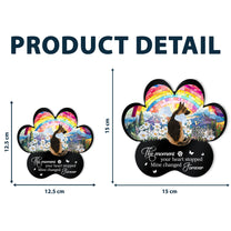 The Moment Your Heart Stopped Mine Changed Forever - Personalized Acrylic Plaque