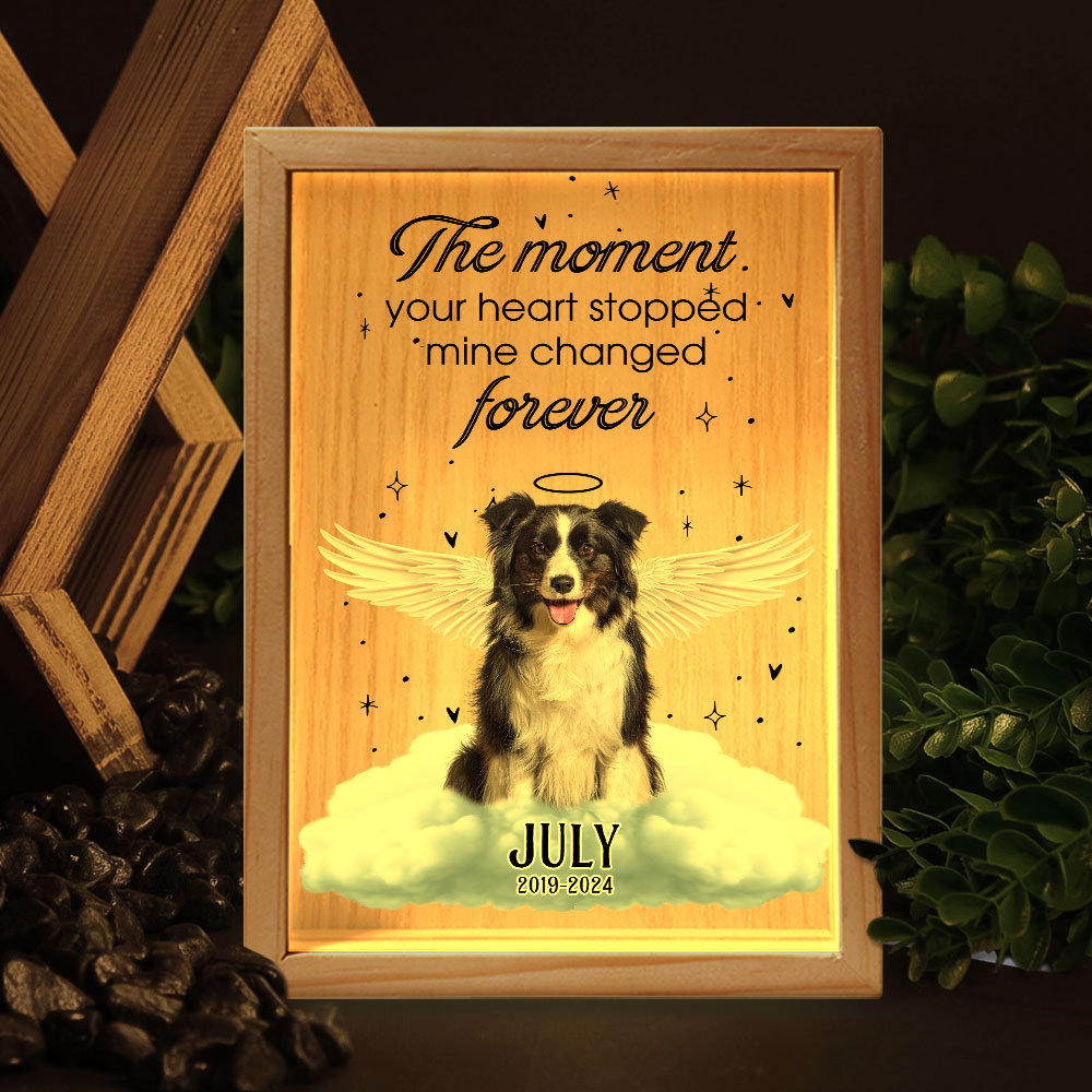 The Moment Your Heart Stopped - Personalized Photo Frame Light Box