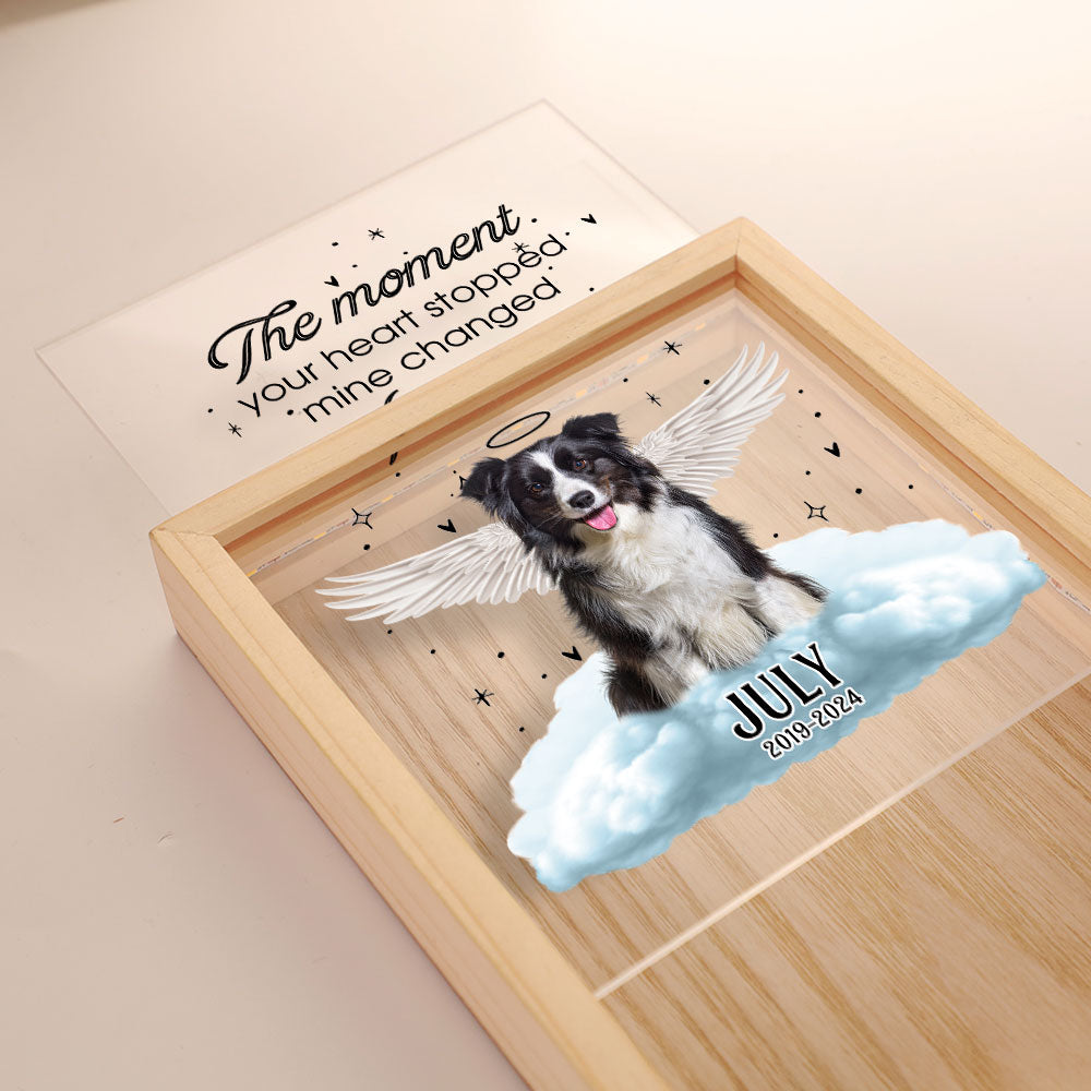 The Moment Your Heart Stopped - Personalized Photo Frame Light Box