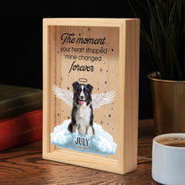 The Moment Your Heart Stopped - Personalized Photo Frame Light Box