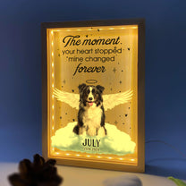 The Moment Your Heart Stopped - Personalized Photo Frame Light Box