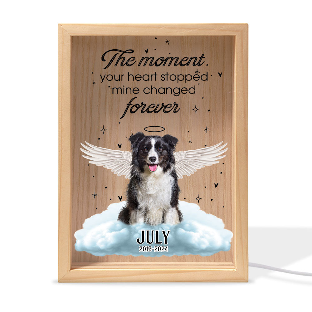 The Moment Your Heart Stopped - Personalized Photo Frame Light Box