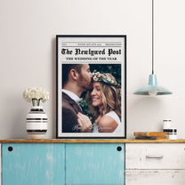 The Newlywed Post - Personalized Photo Poster