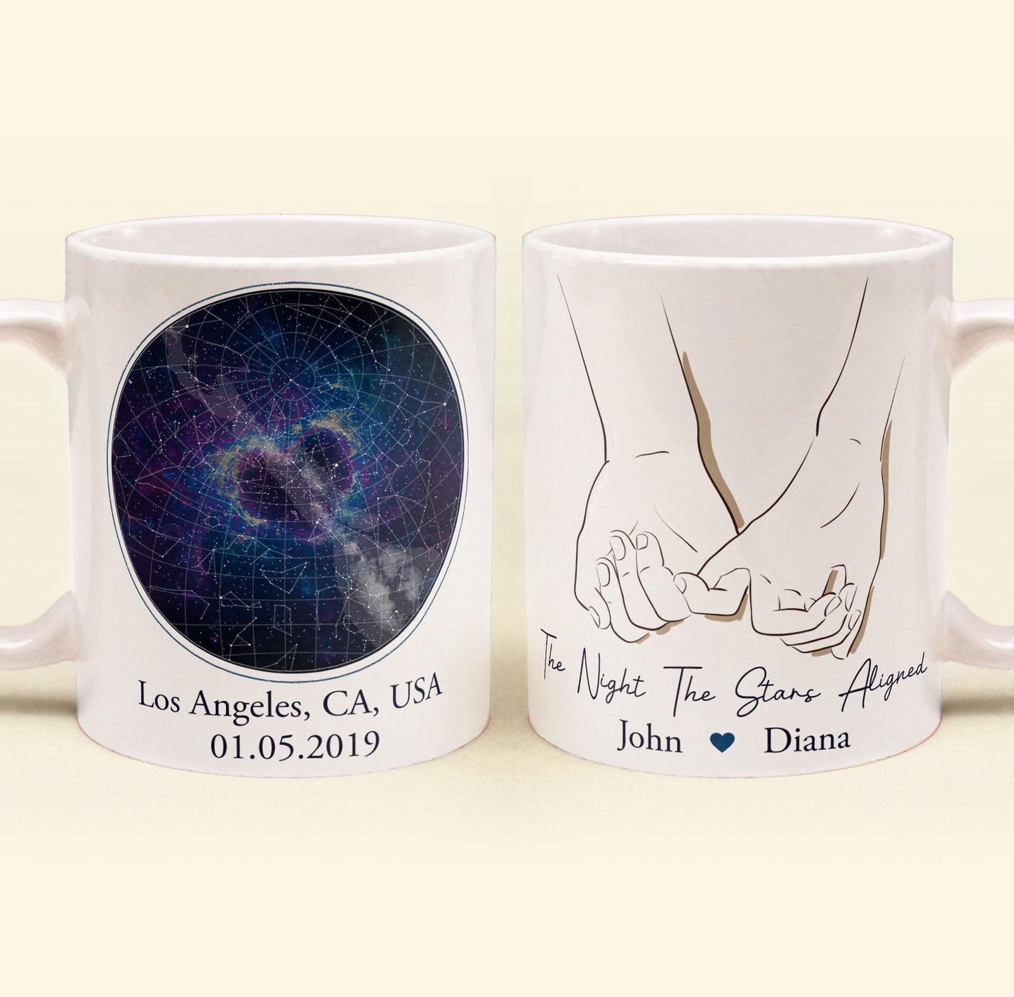 The Night The Stars Aligned - Personalized Mug