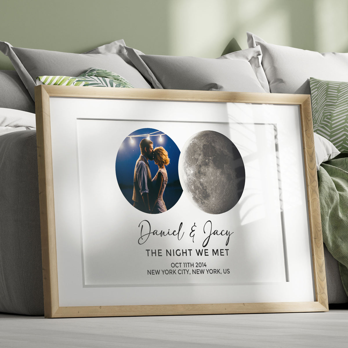 The Night We Met Custom Moon Phase - Personalized Photo Poster – Macorner