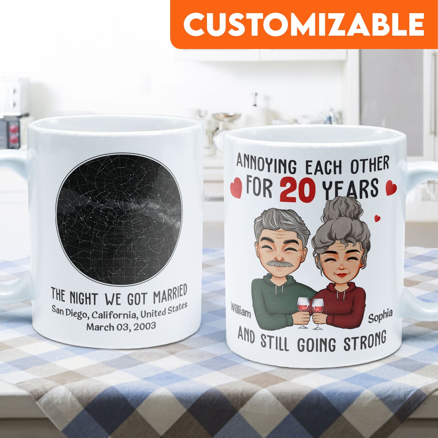 The Night We Got Married - Personalized Mug