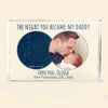 The Night You Became My Daddy - Personalized Rectangle Acrylic Photo Plaque
