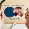 The Night You Became My Daddy - Personalized Rectangle Acrylic Photo Plaque
