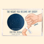 The Night You Became My Daddy - Personalized Rectangle Acrylic Plaque