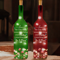The Only Thing Better Than Being Your Mother - Personalized Bottle Lamp