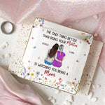The Only Thing Better Than Being Your Mother Floral Version - Personalized Jewelry Dish