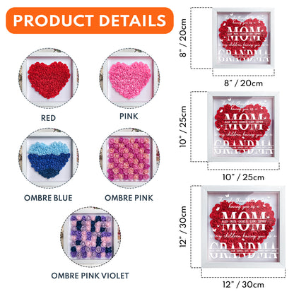 The Only Thing Better Than Having You As A Mom - Personalized Flower Shadow Box